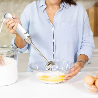 Hand Blender - Magiccos Immersion Stick Hand Blender - 9 Speeds Contorl, Slim Stick Blender Wand, 350W DC Motor, For Shakes and Smoothi